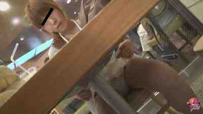 挑発パンチラ in スカート